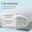 Coop Home Goods Eden Kissen – Ultra-Tech-Bezug mit Zwickel – Verstellbare Füllung mit kühlendem und hypoallergenem, mit Gel angereichertem, Memory-Schaum mit silikonisierter Mikrofaserfüllung