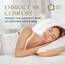 Digital Decor Set mit Zwei Kissen aus 100% Baumwolle, Hoteldaunen-Alternative, DREI Komfortstufen, (Silber, Standard)