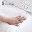 BedStory Kopfkissen 40x80, 2er Set Kissen 40x80, 2x850g 100% Mikrofaser, Stützendes, Atmungsaktives Schlafkissen, Geeignet für Seitenschläfer, Rückenschläfer und Bauchschläfer, Weiß