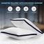 Utopia Bedding Kopfkissen (2er Set), 50 x 70 cm Schlafkissen, Gebürsteter Stoff Bezug Bettkissen, Premium Qualität Weich et Atmungsaktiv Kissen (Marineblau)