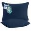 Utopia Bedding KopfKissen (2er Set), 50 x 70 cm Schlafkissen, Atmungsaktiv et Weich Kissen (Marineblau)