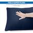 Utopia Bedding KopfKissen (2er Set), 40 x 80 cm Schlafkissen, Atmungsaktiv et Weich Kissen (Marineblau)