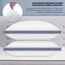 BedStory Kopfkissen 40x80, 2er Set Kissen 40x80, 2x850g 100% Mikrofaser, Stützendes, Atmungsaktives Schlafkissen, Geeignet für Seitenschläfer, Rückenschläfer und Bauchschläfer, Weiß