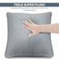 Utopia Bedding KopfKissen (2er Set), 60 x 60 cm Schlafkissen, Atmungsaktiv et Weich Kissen (Grau)