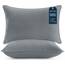 Utopia Bedding KopfKissen (2er Set), 50 x 70 cm Schlafkissen, Atmungsaktiv et Weich Kissen (Grau)