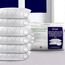 Adam Home Gesteppt Kissen 6er-Pack (50x75cm) kopfkissen in Hotelqualität, Seitenschläfer-Pillows for Sleeping, schnell zurückfedernde, staubdichte, hochwertig gefüllte Pillow