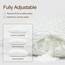 Geschreddertes Memory-Foam-Kissen mit Bambusbezug von Coop Home Goods