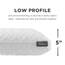 Tempur-Pedic TEMPUR-Cloud Kissen zum Schlafen, Standard, weiß, 1 Count (Pack of 1)