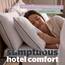 Silentnight Hotel Collection Luxus-Kissen, 2er-Pack, Hotelqualität mit eleganter Paspelierung und weichen Bezügen für Rücken-, Vorder- und Seitenschläfer, hypoallergen und maschinenwaschbar, Weiß