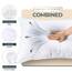 Utopia Bedding Premium Faser-Füllung für Betten aus Baumwolle, 2 Stück King weiß