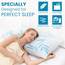 ComfySleep Kingsize-Viskosekissen aus Bambus, kühlend, geschredderter Memory-Schaum, verstellbare Viskose aus Bambus, Abnehmbarer/waschbarer Bezug, 2 Stück