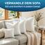 Flowen Kissen 30x30 Kopfkissen 2er Set für Sofa und Bett Innenkissen Hypoallergene Anti-Milben Kissenfüllung mit Weicher Gesteppter Kissenbezug 100% Polyester für Haus/Hotel