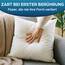 Flowen Kissen 50x50 Kopfkissen 2er Set für Sofa und Bett Innenkissen Hypoallergene Anti-Milben Kissenfüllung mit Weicher Gesteppter Kissenbezug 100% Polyester für Haus/Hotel