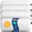 LILENO HOME Nackenrolle 15x40 (4er Set) – 95 °C waschbar, Oeko-Tex, Made in DE – Allergiker Kissenrolle für optimale Entspannung & Entlastung – Ideales Nackenrolle Kissen für Rücken & Nacken