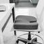 Linenspa Ergonomisches Sitzkissen aus Gelschaum – Steißbein-/Coccyx-Komfort – Sitzpolster für Bürostuhl, Auto und für ganztägiges Sitzen, Grau