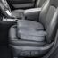 Linenspa Ergonomisches Sitzkissen aus Gelschaum – Steißbein-/Coccyx-Komfort – Sitzpolster für Bürostuhl, Auto und für ganztägiges Sitzen, Grau