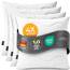 LILENO HOME Kissen 45x45 (4er Set) – 95 °C waschbar, Oeko-Tex & Made in DE – Allergiker Kopfkissen 45x45 für himmlischen Schlaf – Haut schmeichelndes & geruchsfreies Pillow