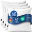 LILENO HOME Allergiker Kopfkissen 80x80 (4er Set) – 95°C waschbar, Oeko-Tex & Made in DE – Kissen 80x80 anpassbar für himmlischen Schlaf – Haut schmeichelndes & geruchsfreies Pillow