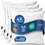 LILENO HOME Allergiker Kopfkissen 80x80 (4er Set) – 95°C waschbar, OekoTex & Made in DE – Kissen 80x80 mit praller Füllung für himmlischen Schlaf – Haut schmeichelndes & geruchsfreies Pillow