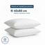 Adam Home Gesteppt Kissen 4er-Pack (40x80cm) kopfkissen in Hotelqualität, Seitenschläfer-Pillows for Sleeping, schnell zurückfedernde, staubdichte, hochwertig gefüllte Pillow