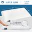 Bluewave Bedding superflaches Super Slim Gel-Memoryschaum-Kissen für Bauch- und Rückenschläfer, niedriges, flaches Design für Halswirbelsäulenausrichtung, tieferen Schlaf, 8,3 cm hoch, Kingsize-Größe
