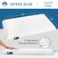 Bluewave Bedding sehr flaches Hyper Slim Gel-Memoryschaum-Kissen für Bauch- und Rückenschläfer, niedriges, flaches Design für Halswirbelsäulenausrichtung, tieferen Schlaf, 5,7 cm hoch, Kingsize-Größe
