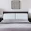 Weekender Gel-Memoryschaum-Kissen, Queen-Size-Größe, mittelgroßes Plüschgefühl, Nacken- und Schulterstütze, für Rücken-, Seiten- und Bauchschläfer, Zuhause, Hotel und Krankenhaus, 2 Stück