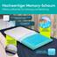 BLISSBURY Bauchschläferkissen 6,5 cm 60x40 cm Memory Foam, flaches Kopfkissen, ergonomisches Nackenstützkissen für Bauch-, Rücken- und Seitenschläfer, orthopädisches Schlafkissen