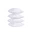 Acanva Kisseneinsätze Dekorativer, weich, hypoallergen, Polyester, quadratisch, Euro-Kissenfüller, Weiß, 4 Count (Pack of 1), 4
