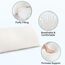 Oubonun Premium Seitenschläferkissen 53 x 137 cm – Langes Körperkissen mit anpassbarer Füllung – Gestepptes Body Pillow mit formstabiler Polyesterfüllung – Schlafkissen für Seitenschläfer