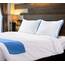 Utopia Bedding Bettkissen zum Schlafen King Size (blau), 2er-Set, kühlende Hotelqualität, Zwickelkissen für Rücken-, Bauch- oder Seitenschläfer