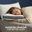 Utopia Bedding Bettkissen zum Schlafen King Size (Grau), 2er-Set, kühlende Hotelqualität, Zwickelkissen für Rücken-, Bauch- oder Seitenschläfer