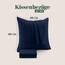Utopia Bedding – 4er-Set Kissenbezüge – 65 x 65 cm – Oeko-TEX – Gebürstete Mikrofaser, 100% Polyester, mit Umschlagverschluss (Kissenfüllung Nicht enthalten), nur Kissenbezug – Marineblau