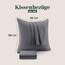 Utopia Bedding – 4er-Set Kissenbezüge – 50 x 50 cm – Oeko-TEX – Gebürstete Mikrofaser, 100% Polyester, mit Umschlagverschluss (Kissenfüllung Nicht enthalten), nur Kissenbezug – Grau