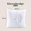 Utopia Bedding – 2er-Set Kissenbezüge – 60 x 60 cm – Oeko-TEX – Gebürstete Mikrofaser, 100% Polyester, mit Umschlagverschluss (Kissenfüllung Nicht enthalten), nur Kissenbezug – Weiß