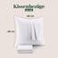 Utopia Bedding – 4er-Set Kissenbezüge – 45 x 45 cm – Oeko-TEX – Gebürstete Mikrofaser, 100% Polyester, mit Umschlagverschluss (Kissenfüllung Nicht enthalten), nur Kissenbezug – Weiß