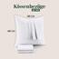 Utopia Bedding – 4er-Set Kissenbezüge – 40 x 40 cm – Oeko-TEX – Gebürstete Mikrofaser, 100% Polyester, mit Umschlagverschluss (Kissenfüllung Nicht enthalten), nur Kissenbezug – Weiß