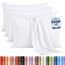Utopia Bedding – 4er-Set Kissenbezüge – 40 x 60 cm – Oeko-TEX – Gebürstete Mikrofaser, 100% Polyester, mit Umschlagverschluss (Kissenfüllung Nicht enthalten), nur Kissenbezug – Weiß