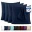 Utopia Bedding – 4er-Set Kissenbezüge – 65 x 65 cm – Oeko-TEX – Gebürstete Mikrofaser, 100% Polyester, mit Umschlagverschluss (Kissenfüllung Nicht enthalten), nur Kissenbezug – Marineblau