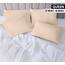 Utopia Bedding Queen-Kissenbezüge – 4er-Pack – Hotelverschluss – weicher, gebürsteter Mikrofaserstoff – schrumpf- und farbecht, Kissenbezüge, Queen-Size, 20 X 30 Inches (Beige)