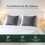 Utopia Bedding – 4er-Set Kissenbezüge – 60 x 60 cm – Oeko-TEX – Gebürstete Mikrofaser, 100% Polyester, mit Umschlagverschluss (Kissenfüllung Nicht enthalten), nur Kissenbezug – Grau