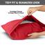 Utopia Bedding Queen-Kissenbezüge – 2er-Pack – Hotelverschluss – weicher, gebürsteter Mikrofaserstoff – schrumpf- und farbecht, Kissenbezüge 20 X 30 Inches (Queen, Rot)