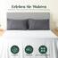 Utopia Bedding – 4er-Set Kissenbezüge – 50 x 75 cm – Oeko-TEX – Gebürstete Mikrofaser, 100% Polyester, mit Umschlagverschluss (Kissenfüllung Nicht enthalten), nur Kissenbezug – Grau