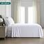 Utopia Bedding - Bettlaken ohne Gummizug 167x243cm - Oeko-TEX Zertifiziert - Weich Gebürstetes Polyester - Mikrofaser Flaches Laken – Weiß