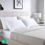 Utopia Bedding – 2er-Set Kissenbezüge – 50 x 80 cm – Oeko-TEX – Gebürstete Mikrofaser, 100% Polyester, mit Umschlagverschluss (Kissenfüllung Nicht enthalten), nur Kissenbezug – Weiß