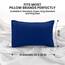 Utopia Bedding Standard-Kissenbezüge – 2er-Pack – Hotelverschluss – weicher, gebürsteter Mikrofaserstoff – schrumpf- und farbecht, Kissenbezüge 20 X 26 Inches (Standard, Königsblau)