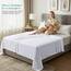 Utopia Bedding - Bettlaken ohne Gummizug 167x243cm - Oeko-TEX Zertifiziert - Weich Gebürstetes Polyester - Mikrofaser Flaches Laken – Weiß