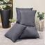 Utopia Bedding – 4er-Set Kissenbezüge – 40 x 40 cm – Oeko-TEX – Gebürstete Mikrofaser, 100% Polyester, mit Umschlagverschluss (Kissenfüllung Nicht enthalten), nur Kissenbezug – Grau