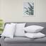 Utopia Bedding – 4er-Set Kissenbezüge – 45 x 45 cm – Oeko-TEX – Gebürstete Mikrofaser, 100% Polyester, mit Umschlagverschluss (Kissenfüllung Nicht enthalten), nur Kissenbezug – Weiß