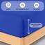 Buymax Spannbettlaken 60x120cm Baumwolle 100% Kinderbett Spannbetttuch Baby Bettlaken Jersey, Matratzenhöhe bis 15 cm, Farbe Dunkelblau